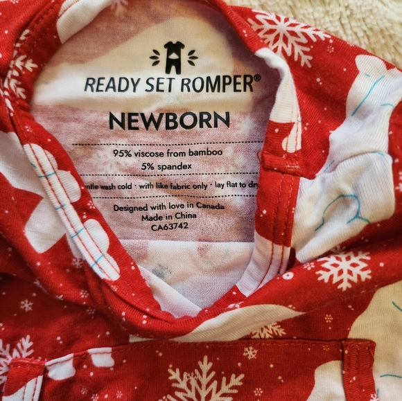 Ready Set Romper Front Opening Long Sleeve Romper in Polar Pals 2.0 - Picture 2 of 4